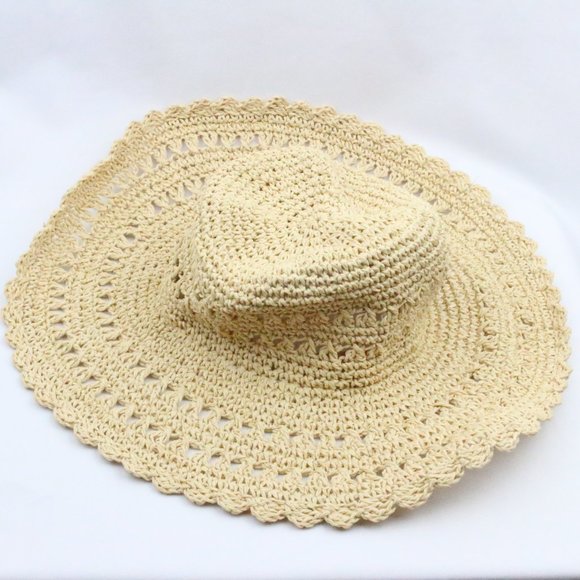 aerie Accessories - Aerie Straw Beach Hat